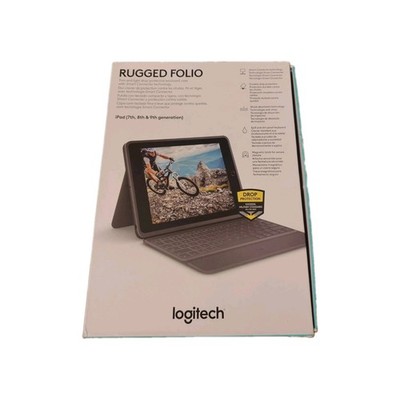 Logitech Rugged Folio Case Keyboard For Ipad Generations 7,8,9