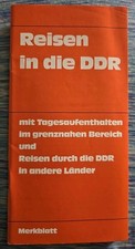 Vintage Reisen in die DDR  (Travel to the GDR)  West Germany East Germany 