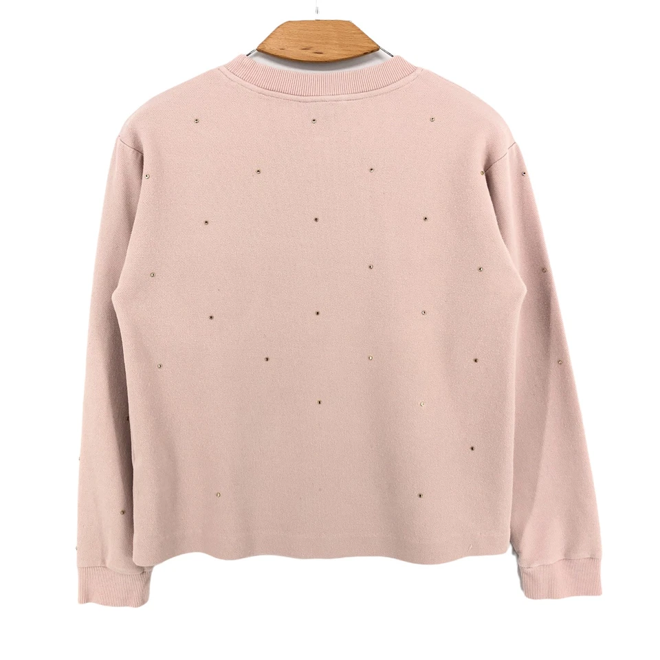 Massimo Dutti Damen Rundhals Pink Pullover Größe XS - Bild 2 von 4