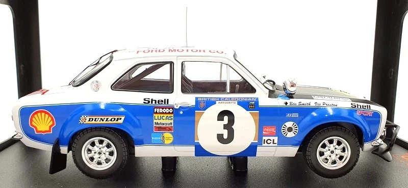 IXO 1/18 Scale 18RMC075B - Ford Escort MK1 RS 1600 #3 Safari 1973 V.Preston Jr - Image 4 of 4