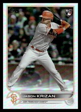 2022 Topps Update Series - Jason Krizan #US65 Rainbow Foil (RC)