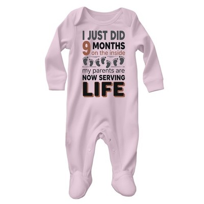 I Just Did 9 Monate On The Inside Baby Body lustig Eltern dienen dem Leben