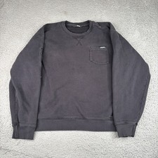 Legends Sweatshirt Mens Medium Black Cotton Pullover USA Made Gym