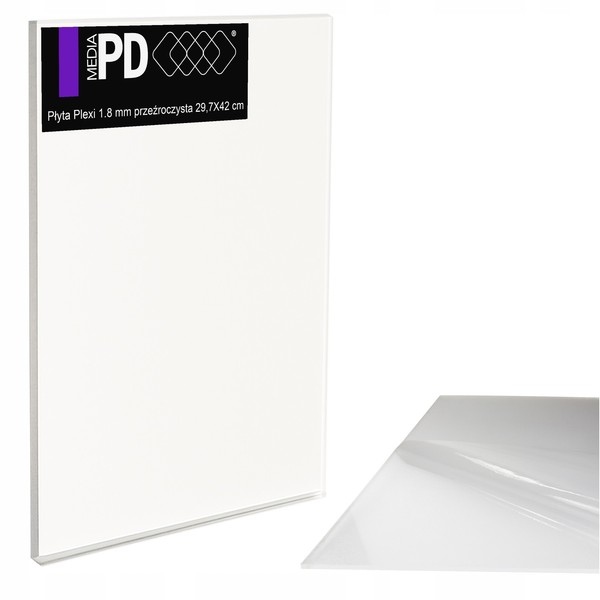 Plexiglas Acrylglas Pmma Transparent 1,8Mm A3 29,7X42Cm Platte Klar-image