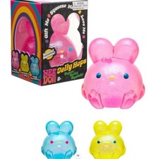 Nee Doh Jelly Hops Scented Super Solid Squish Bunny  - TIKTOK VIRAL A