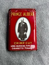 Prince Albert Crimp Cut Pipe and Cigarette Tobacco Empty Tin