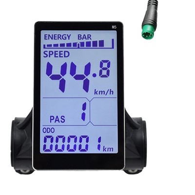 M5 Electric Bike LCD Display Meter 24V 36V 48V 60V E Scooter LCD Panel7381