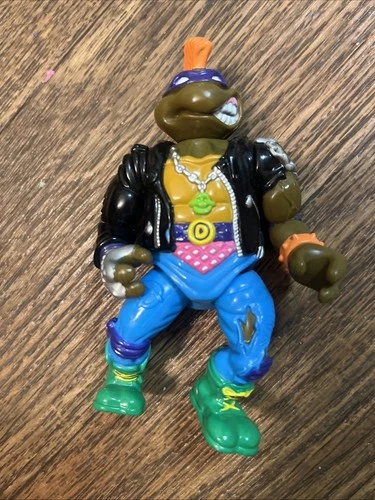 Teenage Mutant Ninja Turtles Punk Donatello Figure Playmates TMNT 1991 Vintage
