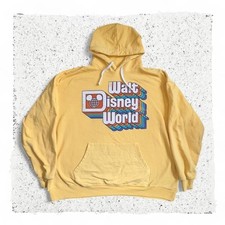 Disney Women's Yellow Hoodie