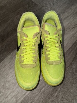 Nike Air Force 1 Low Off-White Volt Men s Size 10 Used No Box AO4606-700