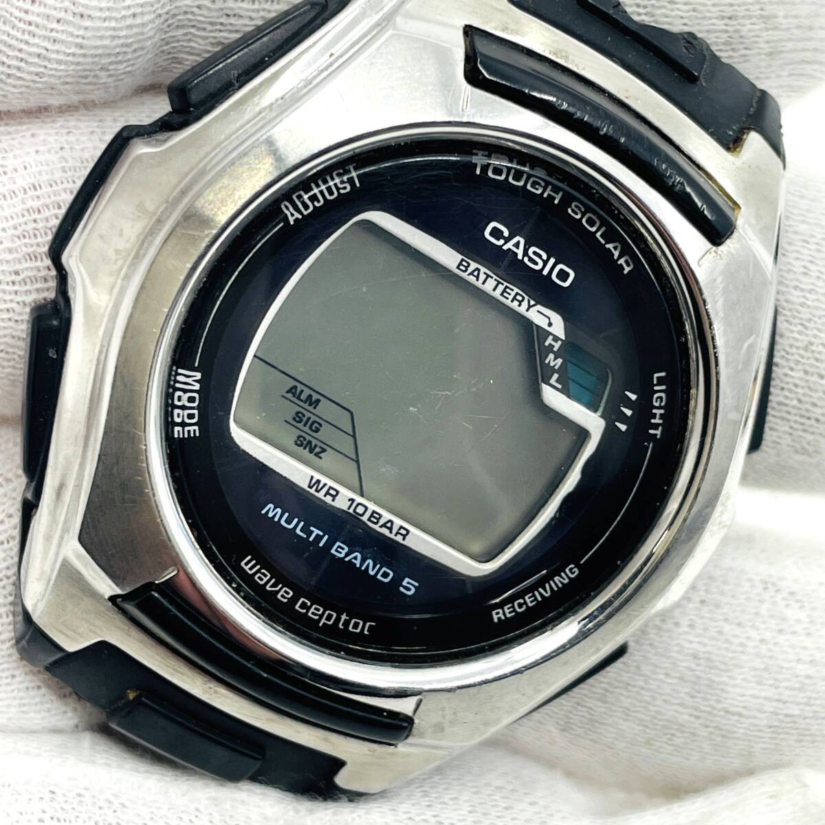 [Working / Belt missing] CASIO Casio wave ceptor … - image 1