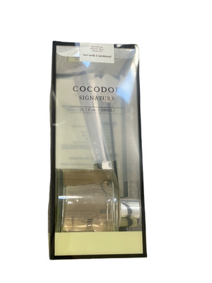 Cocodor Reed Diffuser w/Flower Dark Vanilla & Sandalwood 200ml/6.7fl.oz.