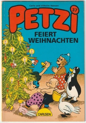 ✪ PETZI #37 Petzi feiert Weihnachten, Carlsen Verlag 1990 COMICHEFT Z2 - Bild 1 von 3