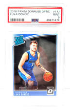 2018 Donruss Optic Rated Rookie LUKA DONCIC RC Rookie Basketball Card PSA 9 MINT