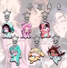 6Pcs/set Alien Stage Ivan Sua Mizi Till Luka Hyuna Acrylic Keychain Pendant