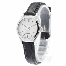 Grand Seiko STGF029 Quartz Watch White Dial Leather Band Used 2