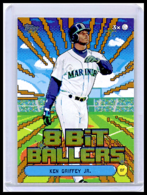 2026 Topps Series 1 Celebrations 8 Bit Ballers KEN GRIFFEY JR. #8B