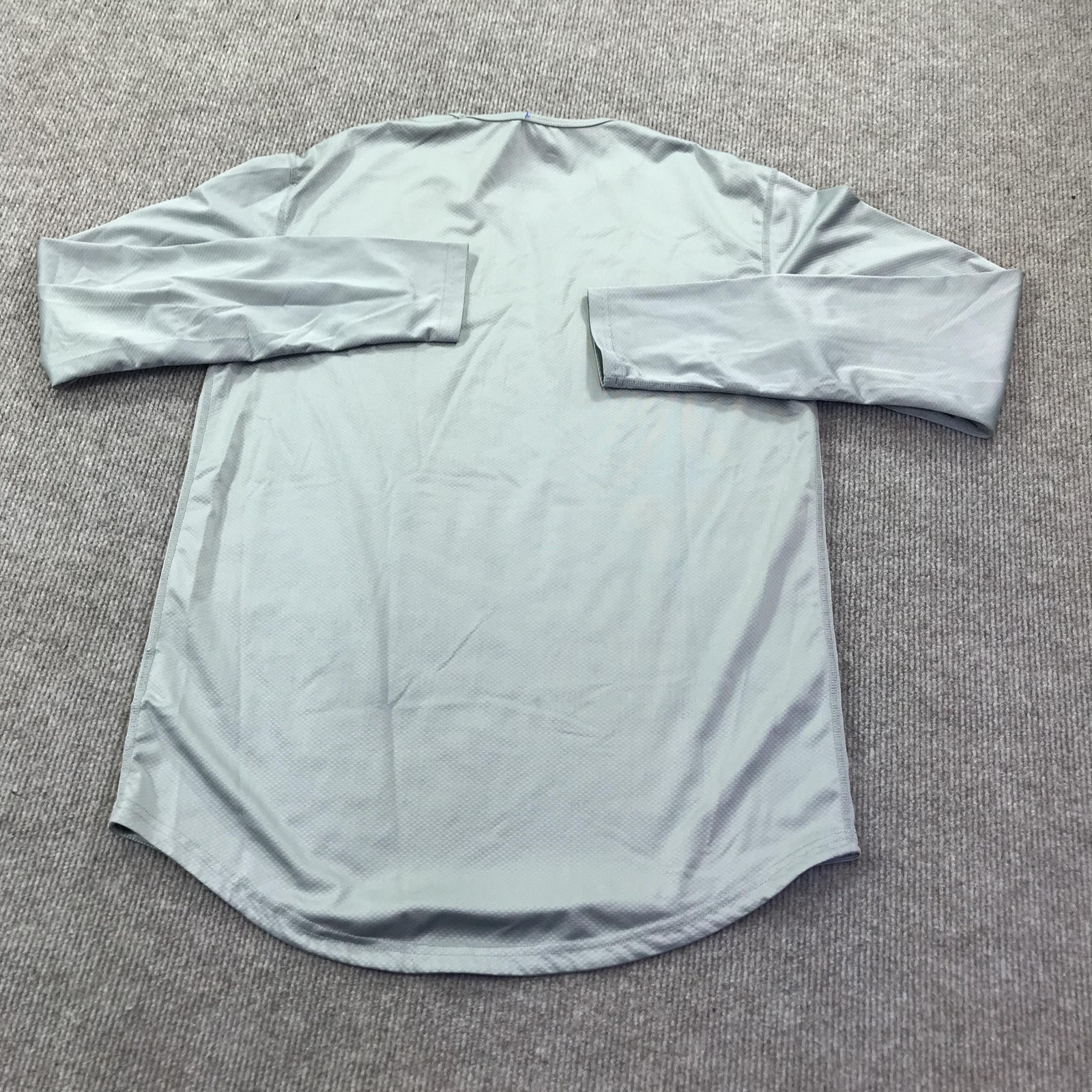 BYLT Shirt Mens Medium Gray Long Sleeve Drop-Cut Performance Athletic Crewneck