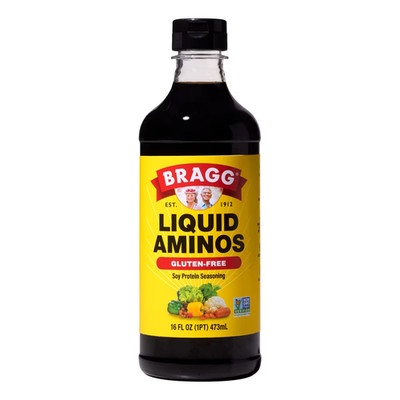 Bragg Gluten-Free Liquid Aminos Soy Protein Seasoning, 16 fl oz..