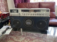 Vintage 1981 Aiwa CS-J 88 BL Metal Stereo Radio Cassette Maintenance Completed