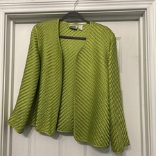 Vintage Chicos Silk Jacket Size 2