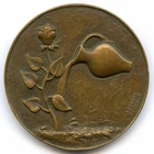 France Toulouse High School 1806-1956 Bronze Art Medal by Guiraud 40mm 33gr !!!