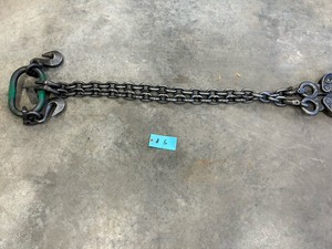Pewag 2-Leg Chain Sling 1/2" x 5ft 6in Reach, WLL 20,800lbs Grade 8