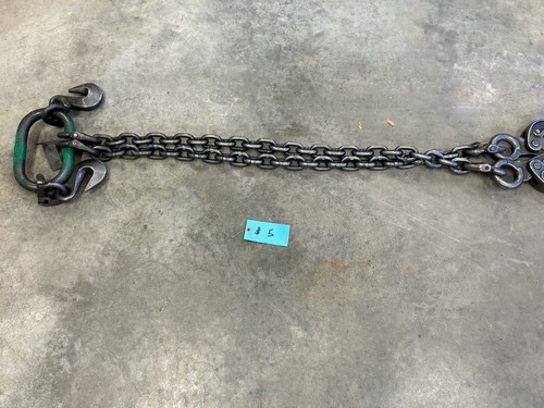 Pewag  2-Leg Chain Sling 1/2" x 5ft 6in Reach, WLL 20,800lbs Grade 8