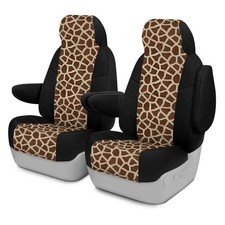 Designer Printed Neosupreme Animal Printed 1st Row Giraffe Custom Seat Covers Designer Printed Neosupreme Animal Printed 1st Row Giraffe Custom Seat Covers