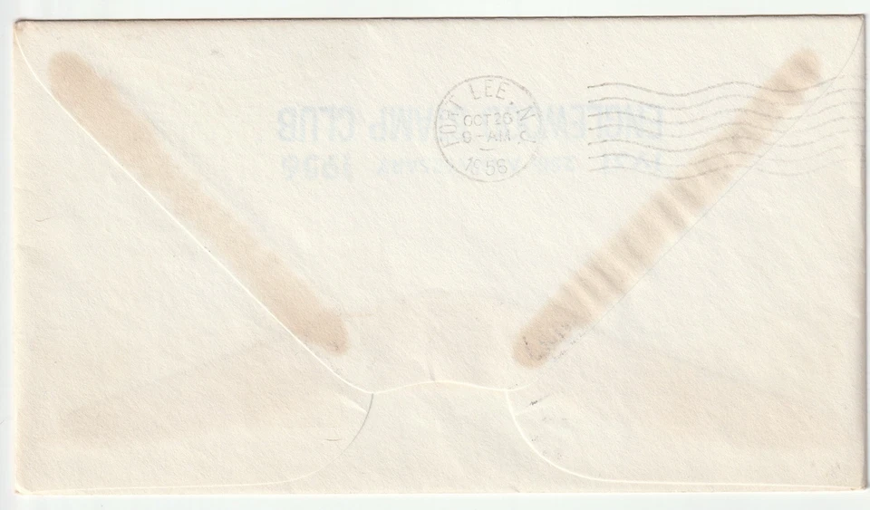 1956 Anniversary Of George Washington Bridge Cover Englewood Stamp Club 3c Stamp - Image 2 of 2