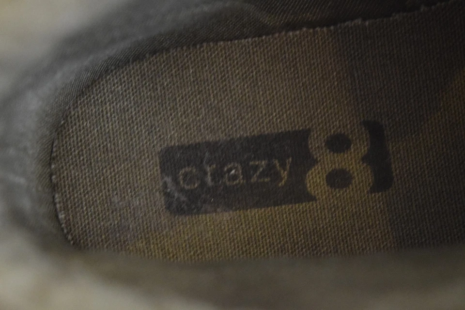 Crazy 8 Marrón Niño Niño Zapatos Zapatillas Altas Con Cordones Talla 11 Foto 4 de 4