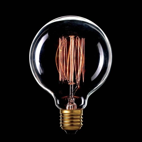 4 x 25W G95 Vintage Filament Light Globes Bulbs Lamps E27 Screw ES Dimmable - Picture 5 of 5