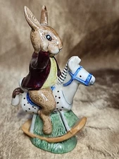 Royal Doulton Tally Ho! Bunnykins Figurine DB12 Vintage 1974 First Variation