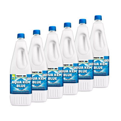 12 l (5,83   */ 1 l) Thetford - Sanitärflüssigkeit ''Aqua Kem Blue''  6 x 2 Liter
