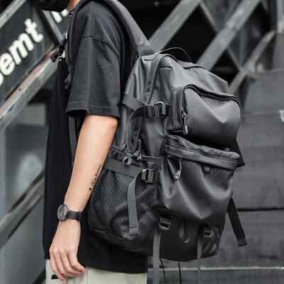 Casual Street Style Male Large Capacity 17inch Laptop Travel BackPack Schoolbag