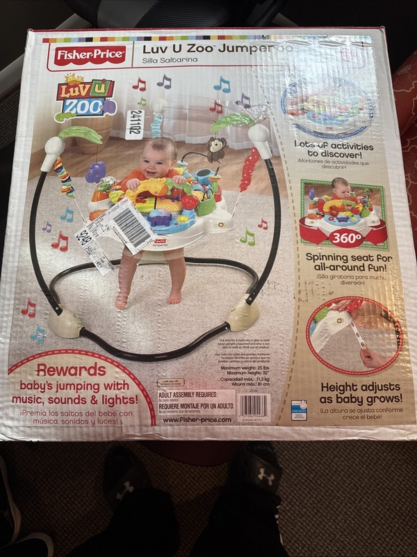 Luv U Zoo Jumperoo Fisher Price Silla Saltatina Brand new V0206-9755