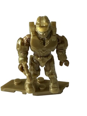 Halo Mega Construx GOLD Master Chief 20th Anniversary Figure Pack