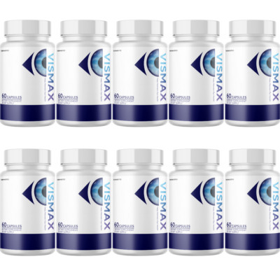 VisMax Vision Support for Enhanced Eyesight & Overall Eye Health - 10 Bottles