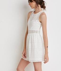 forever 21 white lace dress