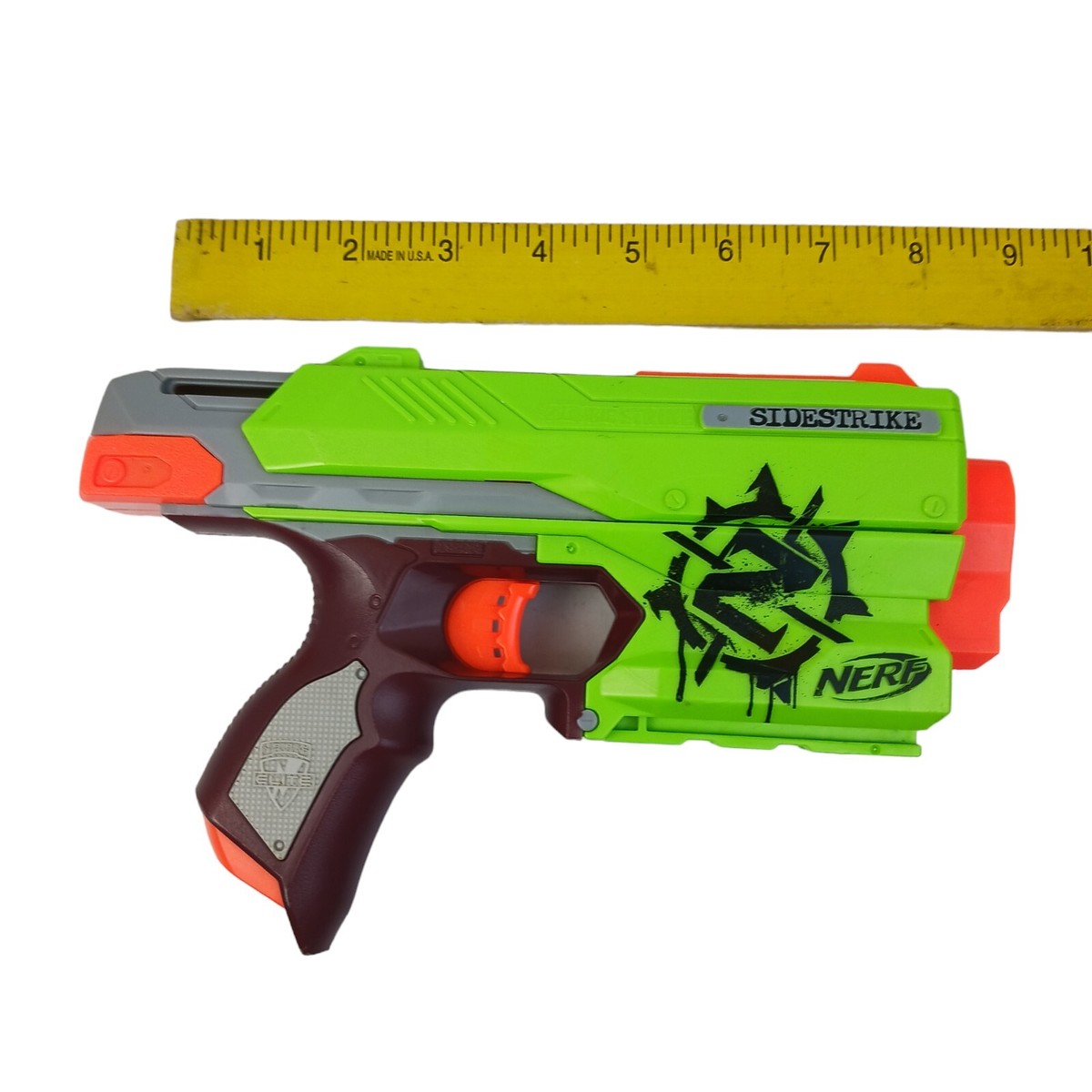 (美品) Nerf gun: 3点セット nerf gun n strike, 3 bullets, 2 clips, and nerf flag | eBay