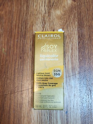 Clairol SOY4PLEX Liquicolor Permanente 5GN 35G Lightest Golden Neutral Brown