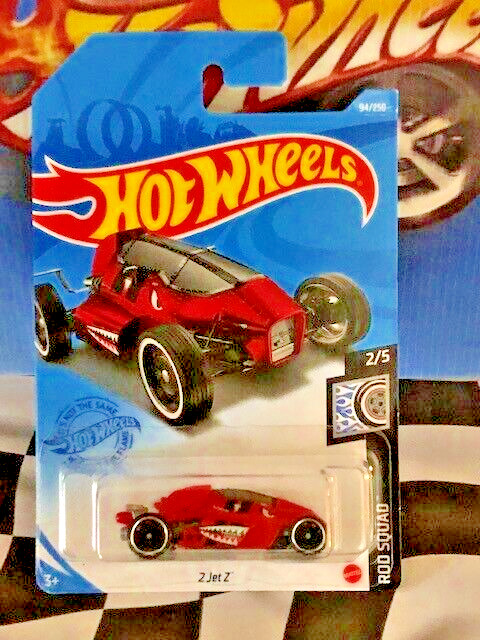 Hot Wheels 2021 Rod Squad 2/5 2 Jet Z 94/250 Red DD8