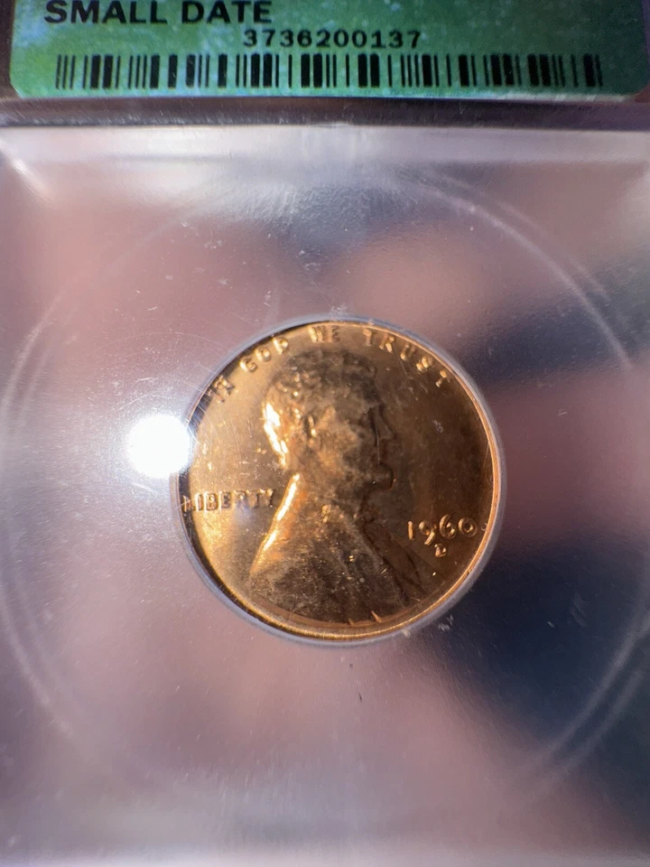 1960-D 1c small date ICG MS67 RD *RARE* - Image 4 of 4