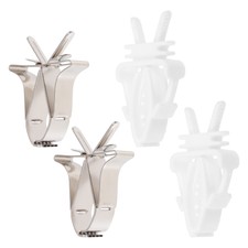4PCS Creative Parrot Food Holder Bird Foraging Toys Bird Cage Food Clips