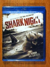 SHARK NIGHT 2012 BLU RAY & DIGITAL BRAND NEW SEALED HORROR THRILLER SARA PAXTON