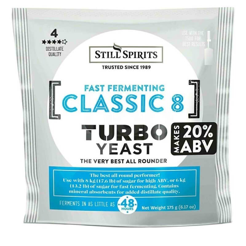 Still Spirits Classic 8 Turbo Yeast.  Fast Fermenting.