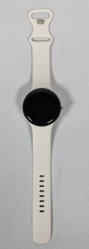 Montre Google Pixel acier inoxydable/craie bracelet WiFi/BT, 41 mm - Photo 8 sur 13