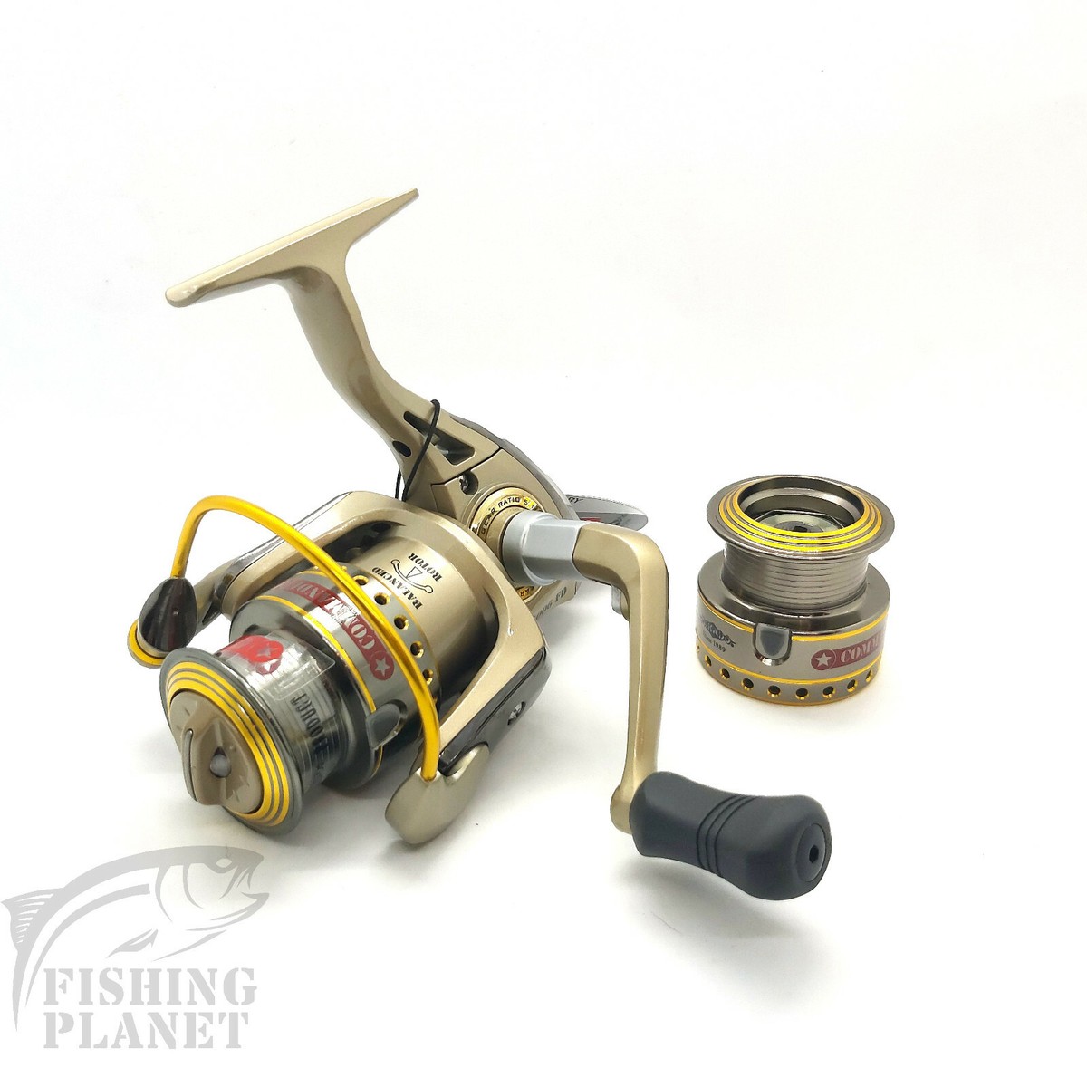 best 1000 size fishing reel Metal Line Cup and Spool 10 Sealed Ball Bear 5.4:1 Gear Ration Freshwater Spinning with Two Handle and Line Cup Specifically designed for targeting bluegill MIKADO COMMANDER 1006 FD Fishing