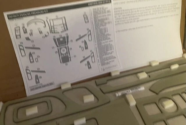 Infiniti FX35 FX45 FIT 2006 2007 2008 KIT DE MOLDURAS DE TABLERO DE ALUMINIO CEPILLADO JUEGO ABS 37P Foto 3 de 4