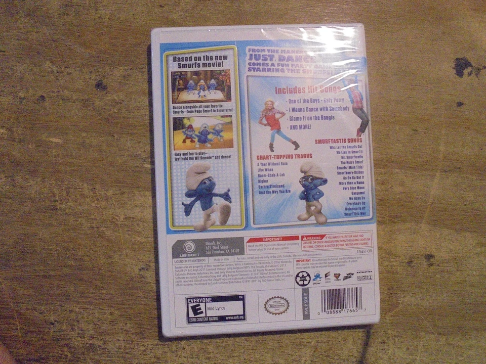 THE SMURFS DANCE PARTY WII NEW SEALED GAME - Image 2 of 3